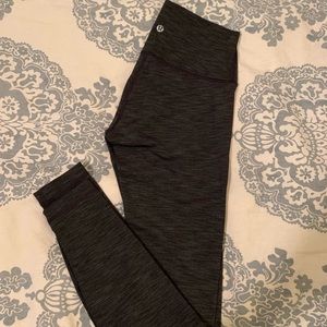 Lululemon Grey Wunder Under leggings